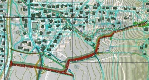 Mit aufwendigen Umbauarbeiten sollen Lochgraben, Fuchsluger Bach und Ramsgraben gezähmt werden. Foto Wasserwirtschaftsamt Rosenheim