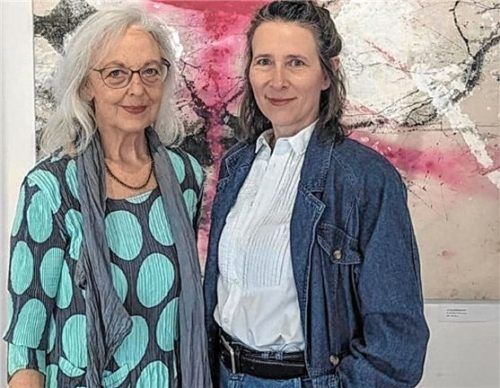Neues Konzept: Galeristin Marah Strohmeyer-Haider (links) mit Künstlerin Nicola Heim.