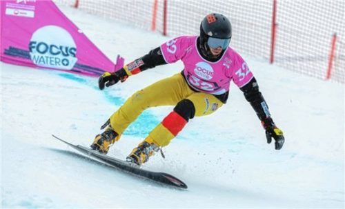 Stefan Baumeister kam nach seiner Silbermedaille im Parallel-Riesenslalom im Parallelslalom ins Viertelfinale.Foto Imago
