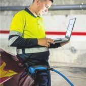 E-Auto in der Werkstatt