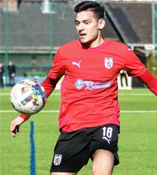 Vorfreude auf die Altstadt: Bruno Ferreira Goncalves spielt mit Wasserburg wieder daheim.Foto Wolfgang Fehrmann