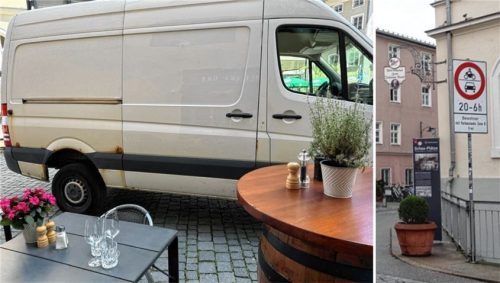 Weil einige Autofahrer die Verkehrsregelung in der Färberstraße ignorieren, wurde lange über Poller in der Straße diskutiert, die Idee wurde nun verworfen. Fotos privat/wunsam