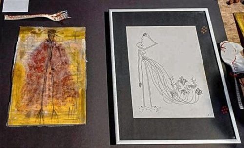 Zwei der zahlreichen Ausstellungsstücke zum Thema.