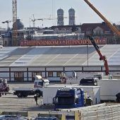 Frühlingsfest: Aufbau schon voll im Gange