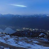 Feuerkugel rast über die Alpen