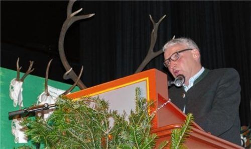 Alois Kalteis fordert von den Jägern Verständnis für den notwendigen Waldumbau.