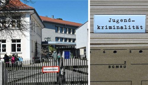 Auf dem Hof der Grundschule Schloßberg kam es am vergangenen Sonntag zu einem Gewaltdelikt. Fotos Schlecker/Imago