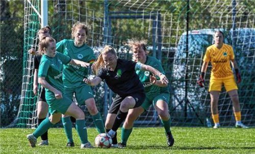 Bad Aiblings Bayernliga-Damen mussten sich Greuther Fürth klar geschlagen geben.Foto Dirk Habermann
