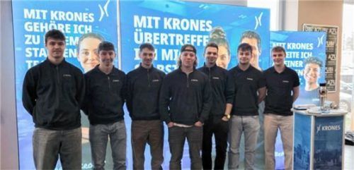 Bei der Krones AG sein ganzes Potenzial entfalten: Die diesjährigen Azubis sind mit ihrem Ausbildungsplatz sehr zufrieden. Foto kmz