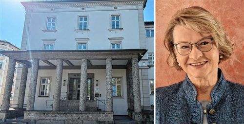 Christine Schäfer ist seit einigen Monaten die neue Chefin am Rosenheimer Amtsgericht – jetzt wurde sie offiziell in ihr Amt eingeführt. Foto Montage: Baumeister/Amtsgericht Rosenheim