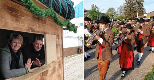 Der Einzug zum Panger Volksfest am Freitagnachmittag (25. April) fällt heuer aus und nach diesem Jahr ist auch für das Festwirt-Paar Yvonne und Anian Kurz Schluss. Foto Knarr