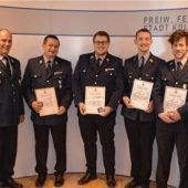 Anerkennung für engagierte Feuerwehrler