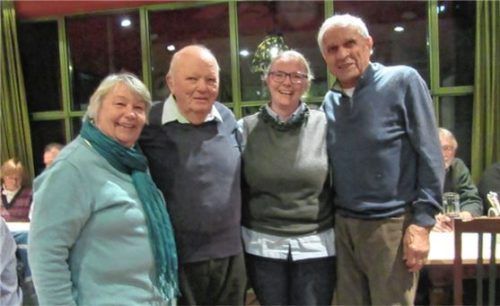 Die neue Vorstandschaft: (von links) Barbara Heinrich, Sepp Leitner, Hannerl Astner und Manfred Klein.Foto Schwitteck