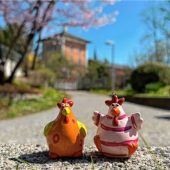 Ozeandampfer zu Ostern