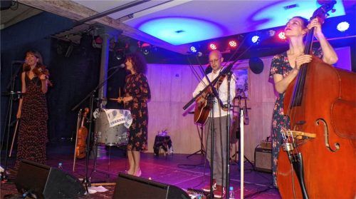 Ganes, das sind (von links) Elisabeth und Marlene Schuen, Raphael Holzhauser und Natalie Plöger. Foto rath