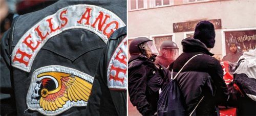 Im bayerischen Verfassungsschutzbericht taucht Rosenheim mehrmals auf – unter anderem in Bezug auf den ehemaligen Präsidenten der Rosenheimer Hells Angels und in Verbindung mit Linksextremismus. Foto dpa/aal.photo/IMAGO