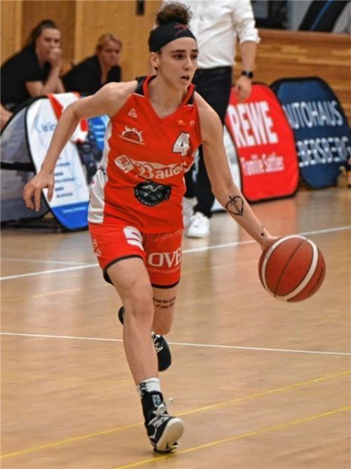 Kathleen Hill und die Wasserburger Basketballerinnen wollen ins Viertelfinale. Foto Marinus Obermaier