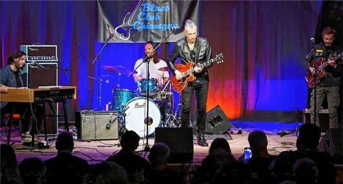 Ließen es im Rimstinger Feuerwehrhaus gehörig krachen: (von links) Anthony Honnet, Davy Honnet, Flavio Paludetti und Massimo Chivilò. Foto re