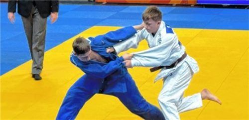 Maxim Weisser (rechts) musste in seinem ersten Kampf gegen Lenny Seifert eine Niederlage einstecken.Foto Privat