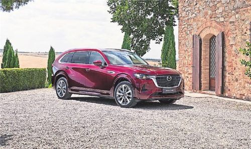 Mit dem CX-80 gegen den Strom: Das neue Riesen-SUV von Mazda setzt ausschließlich auf Verbrennertechnik. Foto Mazda