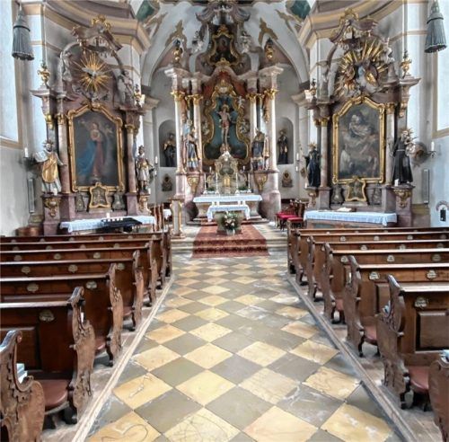 Sie ist ein Herzstück Bad Aiblings: die Sebastianikirche. Der Kirchenrenovierungsverein will sich auch künftig für den Erhalt des Gotteshauses einsetzen. Fotos Kotter