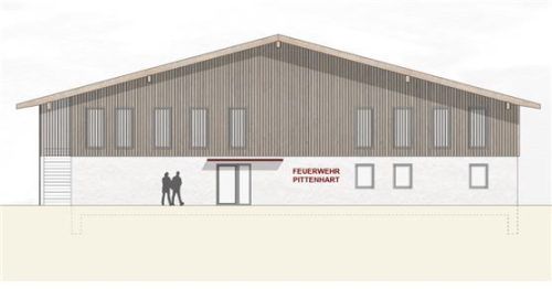 So soll das neue Feuerwehrhaus aussehen. Kammerl + Kollegen