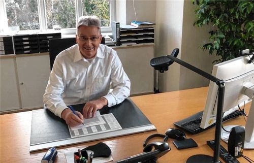 Über Jahrzehnte war Stadtbaumeister Andreas Krämer das Gesicht des städtischen Bauamtes von Bad Aibling. Nun ist die Zeit für den Ruhestand gekommen. Foto  re