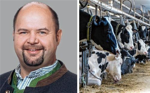 Unter anderem erklärt Kreisobmann Josef Andres, wie streng die Meldevorgaben in der landwirtschaftlichen Tierhaltung sind. Foto re / Christine Muschi (picture alliance/dpa/Canadian Press via ZUMA Press)