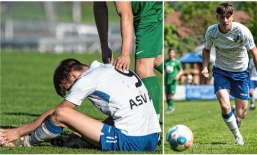 Von Schmerz zu Stärke: Noel Reimer (21) kämpfte sich nach einem schweren Unfall zurück – heute jagt er wieder dem Ball hinterher.Foto re
