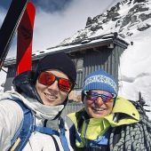 Die Hüttenwirtin, die den Schnee liebt