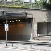 Baustelle: Nur eine Spur frei!