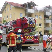 Rettung in höchster Not bei Wohnungsbrand