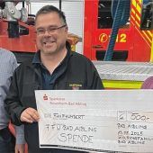 Kolpingfamilie spendet 500 Euro an Feuerwehr