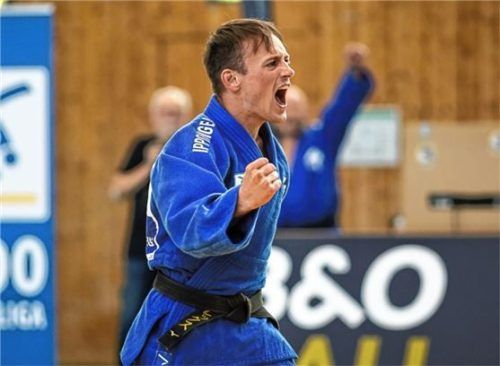 Alexander Klaus-Sternwieser und die KG Aibling-Grafing wollen auch in Sindelfingen jubeln.Foto KG Aibling-Grafing