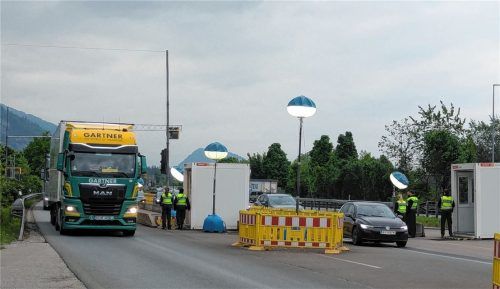 Am Tag der Ansage von Bundesinnenminister Alexander Dobrindt war an der Grenze noch alles ruhig. Foto Hoffmann