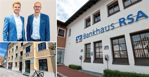 Andreas Thalmeier (links) und Alfred Pongratz sind die beiden Vorstandsvorsitzenden der RSA Bank. Andreas Thalmeier nimmt gegenüber dem OVB exklusiv Stellung zu den Spekulationen. Fotos Huber/Leitner/re