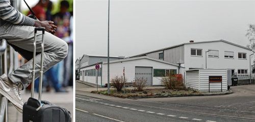 Auf diesem Grundstück an der Rosenheimer Straße in Kolbermoor will ein Unternehmen eine Flüchtlingsunterkunft für 212 Personen bauen. Foto DPA/ Riediger