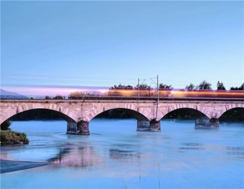 „Bahnbrücke“ von Thaddäus Müller.Pfurtscheller