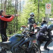 Vor der Tour ein schneller Blick auf die Uhr