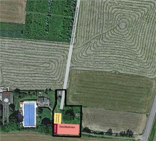 Blick auf die Position des neuen Vereinsgeländes des ESC Waldheim. Foto re