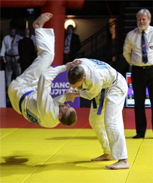 Christian Meyer (links) und Kilian Gantner unterlagen erst im Finale und holten Silber.Foto re