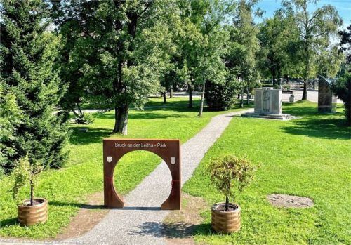 Der Bruck-an-der-Leitha-Park ist ein entscheidendes Puzzlestück der Feinuntersuchung zur visionären Bruckmühler Ortskernentwicklung. Fotos Neuwirth