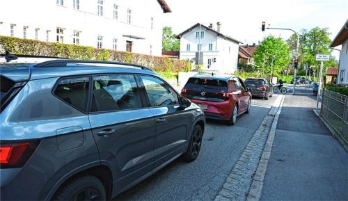 Die Ampelschaltung wurde bereits geändert. Weitere Verbesserungen sind offenbar geplant.Foto Rupprecht