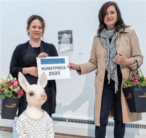 Die beiden Preisträgerinnen: Tanja Fender (links) und Ruth Mairgünther.