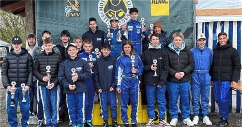 Die Fahrer der Trainingsgemeinschaft Bad Aibling/Wasserburg sammelten einige Podestplätze. Foto re