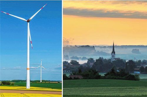 Die Gemeinde Obing diskutiert über Windräder. Foto IMAGO/Arnulf Hettrich/emk