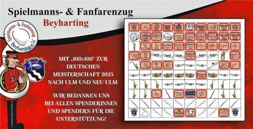 Die Spendentafel, die es jetzt in den letzten Wochen noch entsprechend zu füllen gilt. Foto stache