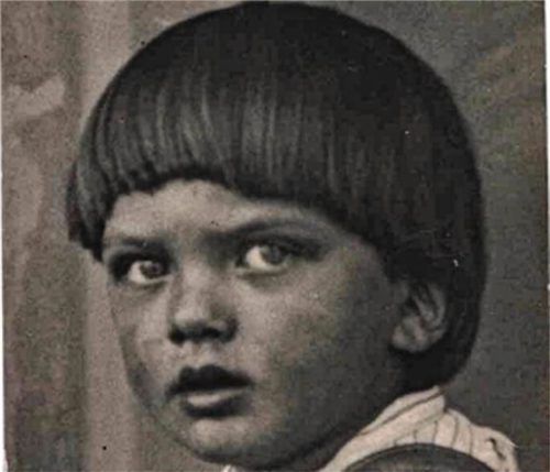 Ein Kinderfoto von Leonhard Widmann. Foto re