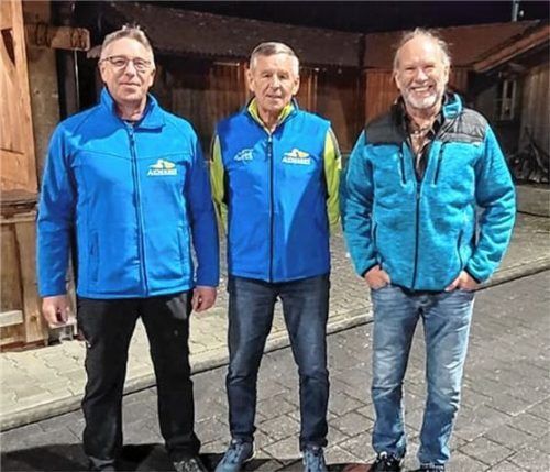 Einzelmeister: (von links): Stefan Hingrainer, Hans Hingrainer sowie Walter Aichinger.