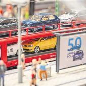 Ein Mini-Autozug zum 50. Geburtstag